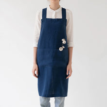 Load image into Gallery viewer, Linen Crossback Pinafore Aprons | Linen Tales