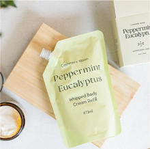 Load image into Gallery viewer, Peppermint Eucalyptus Whipped Body Cream | Cashmere Moon