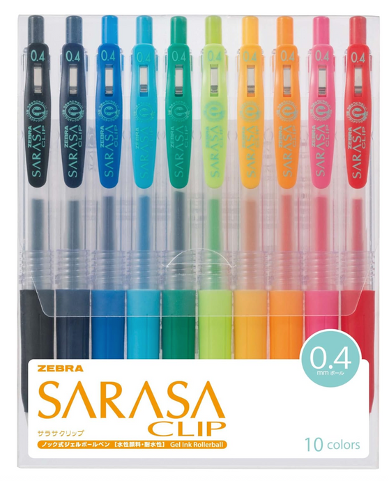 Sarasa Clip Pen Color Sets | Zebra