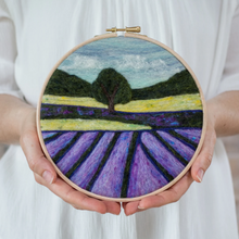 Load image into Gallery viewer, Painting with Wool Needle Felting Kit | Felted Sky