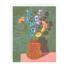 Load image into Gallery viewer, Sweet Days Vase Love + Friendship Card | Seedlings