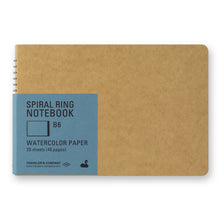 Load image into Gallery viewer, B6 Spiral Ring Notebook - Watercolor Paper | Traveler’s Company