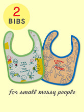 Load image into Gallery viewer, Baby Bibs | Blue Q