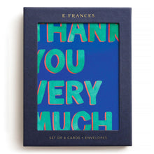 Load image into Gallery viewer, Thank You Very Notecard Boxed Set | E. Frances Paper