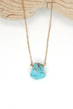 Load image into Gallery viewer, Turquoise Dash Necklace | Mickey Lynn