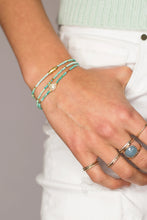 Load image into Gallery viewer, Turquoise Pearl Gold Bracelet | Mickey Lynn