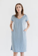 Load image into Gallery viewer, Linen Goldenrod Dress | Linen Tales