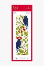 Load image into Gallery viewer, V&amp;A Bird and Berry Bookmark Cross-Stitch Kit | The DMC Group