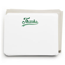 Load image into Gallery viewer, Varsity Thanks Flat Note Set | E. Frances Paper