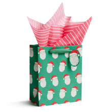 Load image into Gallery viewer, Vintage Santa Gift Bag - Medium | E. Frances Paper