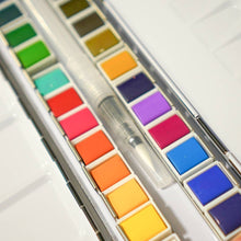 Load image into Gallery viewer, Bailey Rae Studio | 24 Color Watercolor Paint Palette