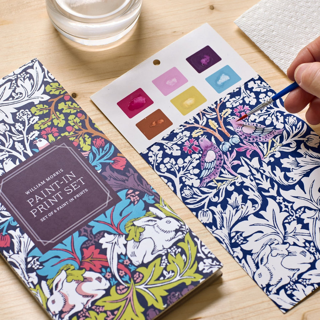 William Morris Paint-In Print Set | Galison
