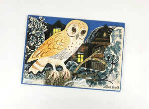 Silent Flight Collage Card by Mark Hearld | Art Angels