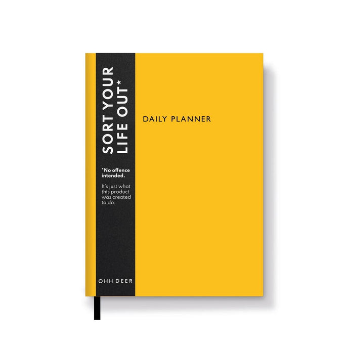 Neon Amber Daily Planner (Undated) | Ohh Deer