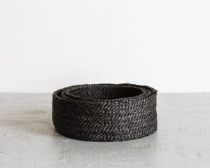 Round Tabletop Basket Charcoal | Will & Atlas