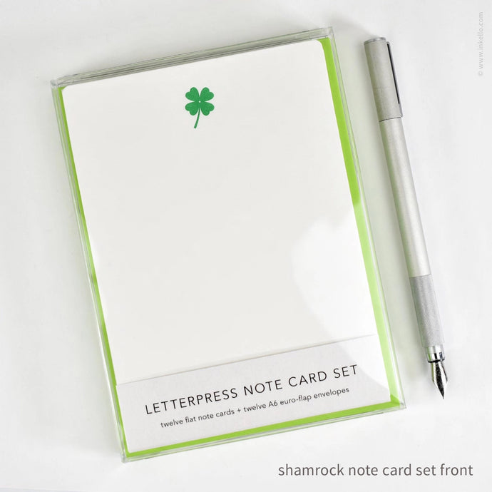 Flat Note Card Sets | Inkello Letterpress