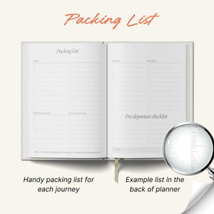 A5 Travel Planner | Yop & Tom