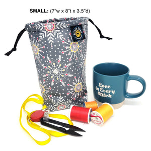 Splash Fabric | Small Cinch Bags