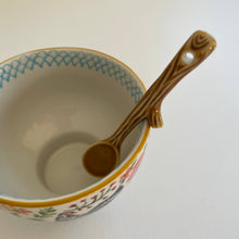 Load image into Gallery viewer, fort &amp; field | Twig shape small handmade pottery Japanese coffee tea spoon