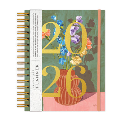 Seedlings | 2026 Sweet Days Vase Seedlings 12 Month Planner