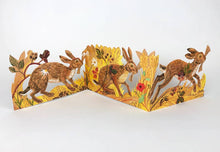 Load image into Gallery viewer, Hares Collage Card by Mark Hearld | Art Angels