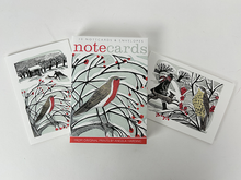 Load image into Gallery viewer, Art Angels | Bringing Back the Tree &amp; Thrush Notecards by Angela Harding