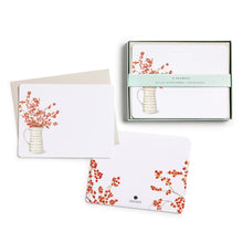 Load image into Gallery viewer, Autumn Berry Pitcher Flat Note Set | E. Frances Paper