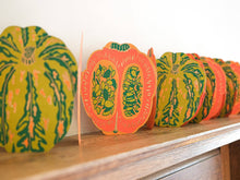Load image into Gallery viewer, Pumpkins Concertina Garland | East End Press