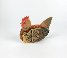 Load image into Gallery viewer, Pop-out Chicken Card by Alice Melvin | Art Angels