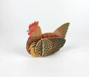 Pop-out Chicken Card by Alice Melvin | Art Angels