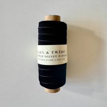 Load image into Gallery viewer, Velvet Ribbon 3/8" 10 Yards | Flax &amp; Twine