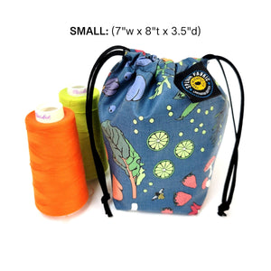 Splash Fabric | Small Cinch Bags