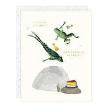Load image into Gallery viewer, Party Frogs Birthday Card | Seedlings