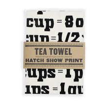 Load image into Gallery viewer, Measurement Tea Towel | Hatch Show Print