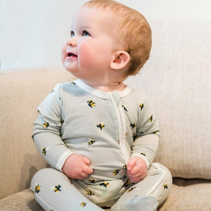 Zipper Footed Romper | Milkbarn