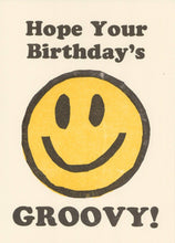 Load image into Gallery viewer, Groovy Smile Birthday Card | Hatch Show Print
