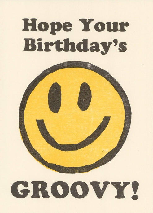Groovy Smile Birthday Card | Hatch Show Print