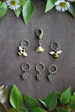 Load image into Gallery viewer, Bee and Bloom Stitch Markers | NNK Press