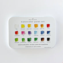 Load image into Gallery viewer, Watercolor paint set 18 colors with brush | emily lex studio