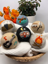 Load image into Gallery viewer, Fluff Ewes &quot;Are we there yet?&quot; premium wool dryer balls: set of 6 | Hustle &amp; Blush