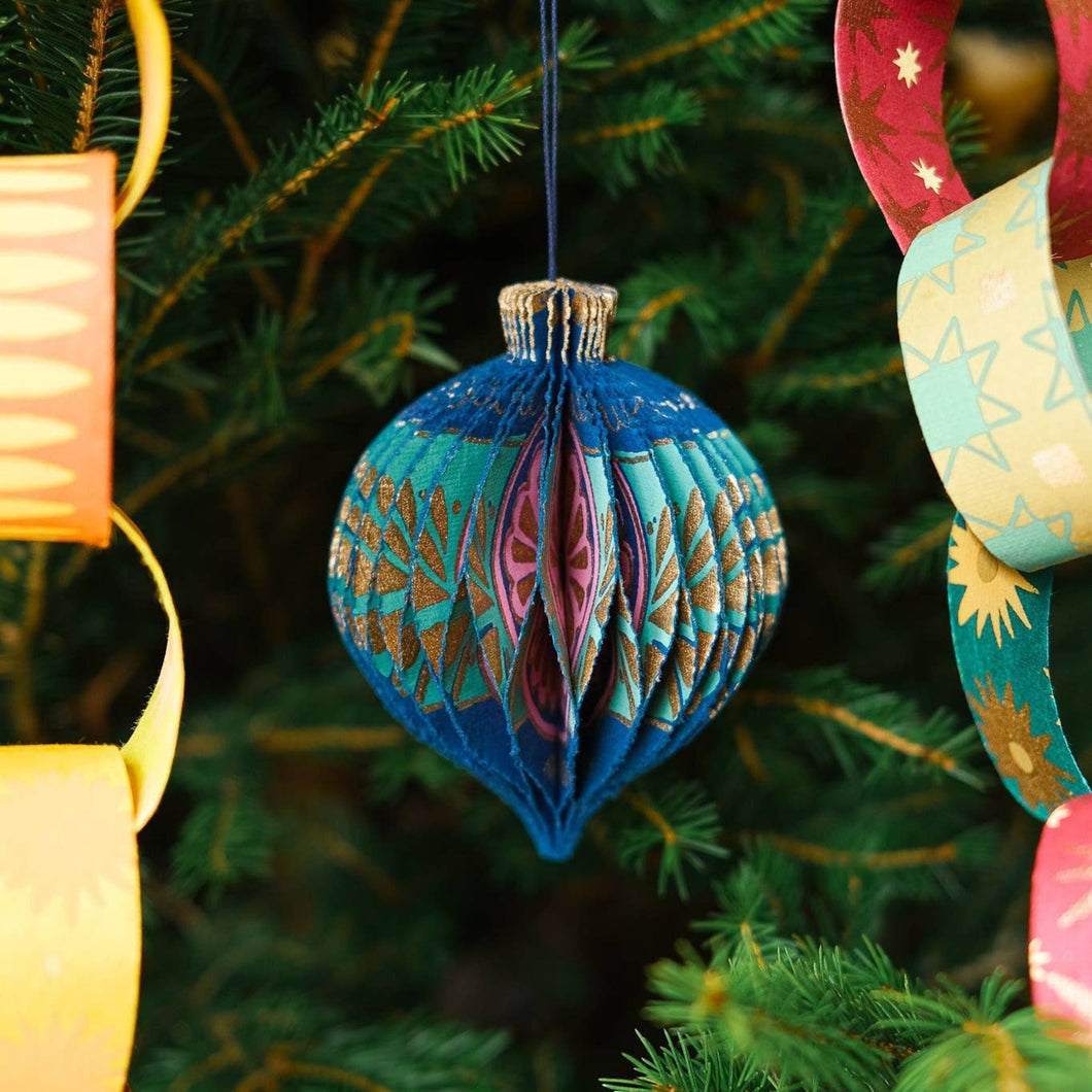 Bauble Honeycomb Ornament | East End Press