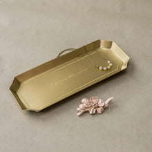 Load image into Gallery viewer, Engraved Brass Tray | Roomytown