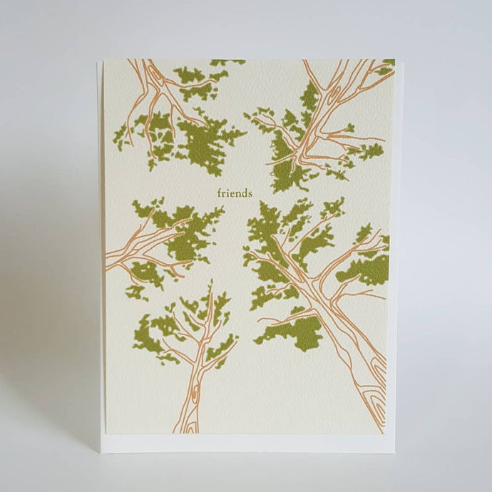 Little Green - Friends Thinking of You Greeting Card / Encouragement Card