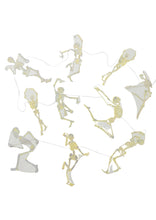 Load image into Gallery viewer, Dancing Skeletons Sewn Garland | East End Press