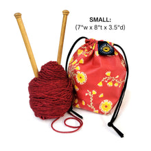 Load image into Gallery viewer, Splash Fabric | Small Cinch Bags