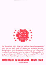 Load image into Gallery viewer, The Older The Fiddle Card | Hatch Show Print