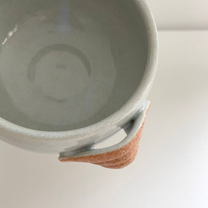 fort & field | Neutral handmade pottery Japanese soup bowls with handles