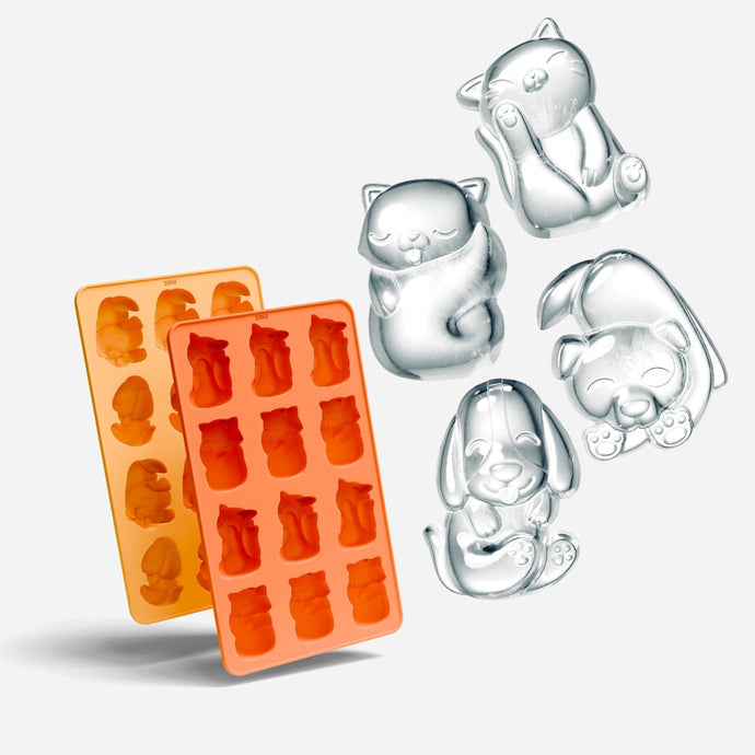 Cat & Dog Ice Trays, Set of 2 | Zoku