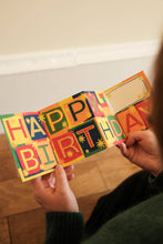 Load image into Gallery viewer, Happy Birthday Concertina Greeting Card | East End Press