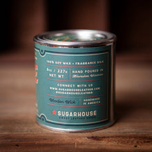 Load image into Gallery viewer, Lake Time Soy Candle with Wooden Wick | Sugarhouse Leather